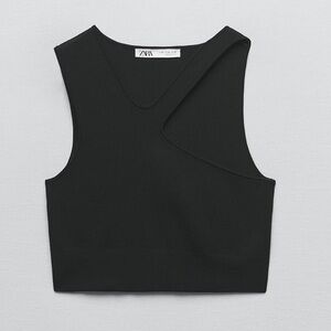Zara Cutout Knit Top